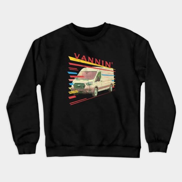 Vannin Van Life Transit Crewneck Sweatshirt by karutees